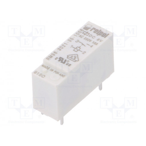 RM96-3021-35-1006; Relay: electromagnetic; SPST-NO; Ucoil: 6VDC; 8A/250VAC; 8A/24VDC; RELPOL
