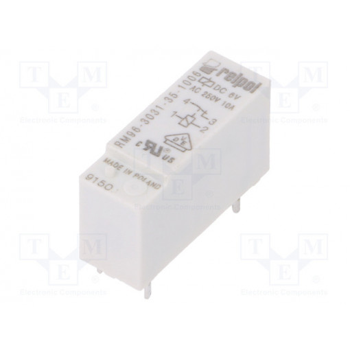 RM96-3031-35-1006; Relay: electromagnetic; SPST-NC; Ucoil: 6VDC; 8A/250VAC; 8A/24VDC; RELPOL
