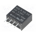 RO-3.33.3S; Converter: DC/DC; 1W; Uin: 2.97÷3.63V; Uout: 3.3VDC; Iout: 303mA; RECOM