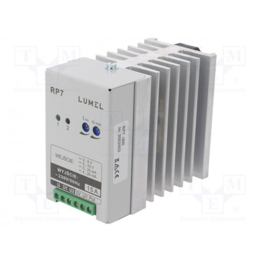 RP7-300; Power controller; 230÷253VAC; DIN,on panel; IP20; 50x105x105mm; LUMEL RP7-300; Power controller; 230÷253VAC; DIN,on panel; IP20; 50x105x105mm; LUMEL