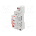 RPC-1MD-UNI; Timer; 0,1s÷10days; SPDT; 24VDC/16A,250VAC/16A; 12÷240VAC; DIN; RELPOL