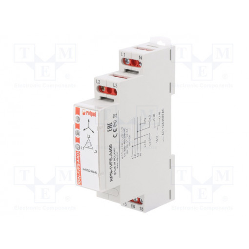 RPN-1VFS-A400; Module: voltage monitoring relay; DIN; SPDT; 4s; IP20; OEM: 864372; RELPOL