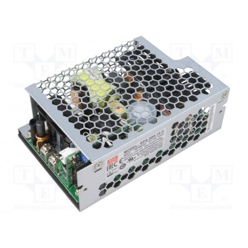 RPS-300-15C; Power supply: switched-mode; open; 300W; 127÷370VDC; 90÷264VAC; MEAN WELL