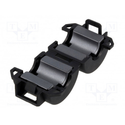 RRC-16-8-13-M; Ferrite: two-piece; on round cable; Ø: 8mm; 60Ω; A: 19.5mm; B: 23mm; RICHCO