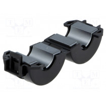 RRC-24-11-14-M; Ferrite: two-piece; on round cable; Ø: 11.5mm; 70Ω; A: 28mm; D: 18mm; RICHCO