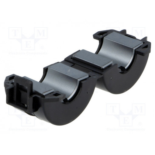 RRC-24-11-14-M; Ferrite: two-piece; on round cable; Ø: 11.5mm; 70Ω; A: 28mm; D: 18mm; RICHCO