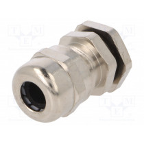 RRPLMT-12; Cable gland; IP68; Mat: brass; Body plating: nickel; RAYCHEM RPG