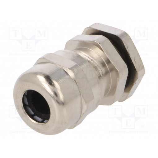 RRPLMT-12; Cable gland; IP68; Mat: brass; Body plating: nickel; RAYCHEM RPG