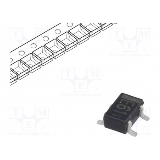 RSA6.1ENTR; Diode: Transil array; 6.1÷7.2V; common anode,quadruple; 200W; ROHM SEMICONDUCTOR