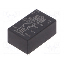 RSDW10H-05; Converter: DC/DC; 10W; Uin: 43÷160V; 5VDC; Iout: 2000mA; DIP24; 16g; MEAN WELL