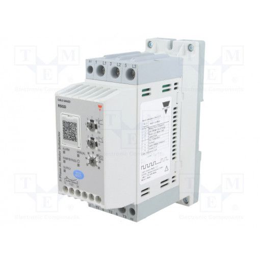 RSGD4025E0VD200; Module: soft-start; Usup: 220÷400VAC; DIN,panel; 11kW; IP20; 25A; CARLO GAVAZZI