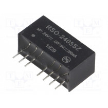 RSO-2405SZ; Converter: DC/DC; 1W; Uin: 9÷36V; Uout: 5VDC; Iout: 200mA; SIP8; 4.7g; RECOM