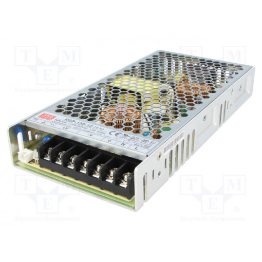 RSP-150-12; Power supply: switched-mode; modular; 150W; 12VDC; 199x99x30mm; MEAN WELL