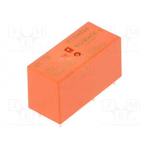 5-1393239-9; Relay: electromagnetic; SPDT; Ucoil: 24VAC; 12A/250VAC; 12A/24VDC; TE Connectivity