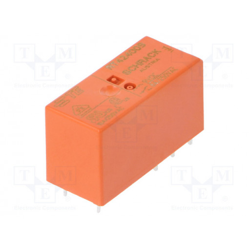 6-1393243-2; Relay: electromagnetic; DPDT; Ucoil: 9VDC; 8A/250VAC; 8A/30VDC; 8A; TE Connectivity