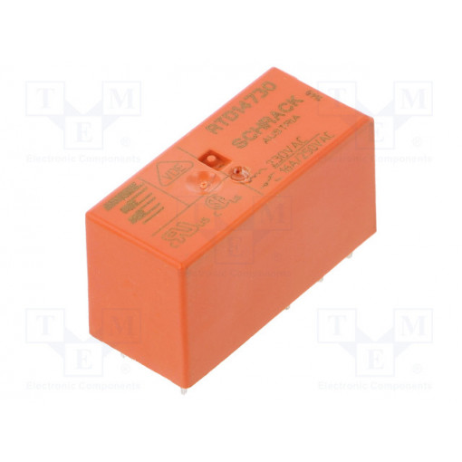 7-1393238-7; Relay: electromagnetic; SPDT; Ucoil: 230VAC; 16A/250VAC; 16A/24VDC; TE Connectivity