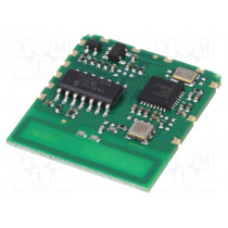 650201527FG; Module: RF; FM transceiver; FSK; 868MHz; serial; -108dBm; 27/6mA; AUREL