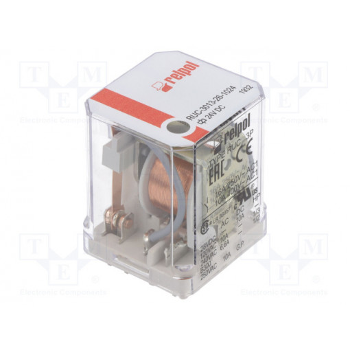 RUC-3013-26-1024; Relay: electromagnetic; 3PDT; Ucoil: 24VDC; 16A/250VAC; 16A/24VDC; RELPOL
