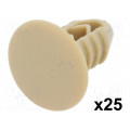 10070; Trim clip; 25pcs; Alfa Romeo,Fiat,Lancia; L: 19mm; polyamide; ROMIX 10070; Trim clip; 25pcs; Alfa Romeo,Fiat,Lancia; L: 19mm; polyamide; ROMIX