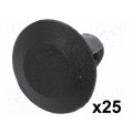 10093; Gasket clip; 25pcs; Alfa Romeo,Fiat,Lancia; OEM: 7677865; black; ROMIX 10093; Gasket clip; 25pcs; Alfa Romeo,Fiat,Lancia; OEM: 7677865; black; ROMIX