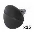 10134; Trim clip; 25pcs; Fiat; OEM: 7684263; L: 17.3mm; polyamide; black; ROMIX 10134; Trim clip; 25pcs; Fiat; OEM: 7684263; L: 17.3mm; polyamide; black; ROMIX