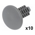 10161; Trim clip; 10pcs; Fiat; OEM: 712113631; L: 19.2mm; polyamide; ROMIX