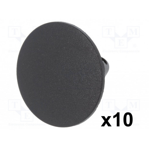 10169; Trim clip; 10pcs; Fiat; OEM: 82450771; L: 19.1mm; polyamide; black; ROMIX