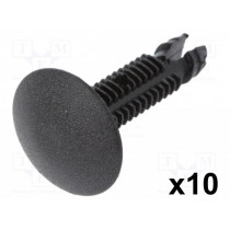 10402; Trim clip; 10pcs; Alfa Romeo; OEM: 60503348; L: 30.2mm; polyamide; ROMIX