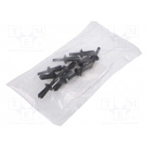 20530; Plastic anchor; 10pcs; Dacia,Mercedes,Renault; L: 15.2mm; ROMIX