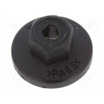 41278Z; Nut; 10pcs; BMW,Mercedes,Mini,Opel,VW; black; V: with flange; ROMIX