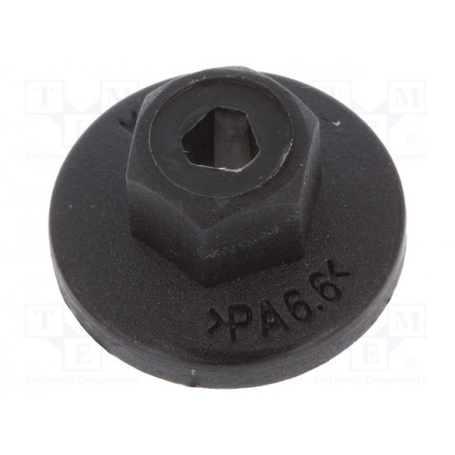 41278Z; Nut; 10pcs; BMW,Mercedes,Mini,Opel,VW; black; V: with flange; ROMIX