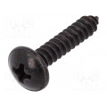 59212; Screw; 100pcs; 22mm; steel; black; Thread: 4,2; 4,2x22; ROMIX