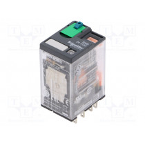 RXM2AB2BD; Relay: electromagnetic; DPDT; Ucoil: 24VDC; 12A/250VAC; 12A/28VDC; SCHNEIDER ELECTRIC