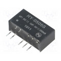 RY-0505S; Converter: DC/DC; 1W; Uin: 4.75÷5.25V; Uout: 5VDC; Iout: 200mA; SIP7; RECOM