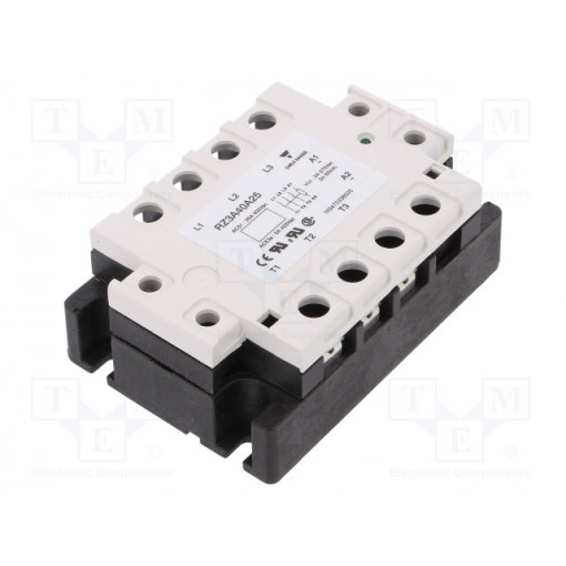 RZ3A40A25; Relay: solid state; Ucntrl: 24÷50VDC; Ucntrl: 24÷275VAC; 25A; IP00; CARLO GAVAZZI