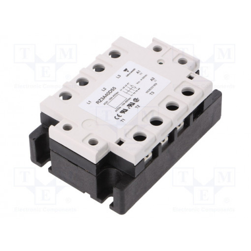 RZ3A40D55; Relay: solid state; Ucntrl: 4÷32VDC; 55A; 24÷440VAC; 3-phase; IP00; CARLO GAVAZZI
