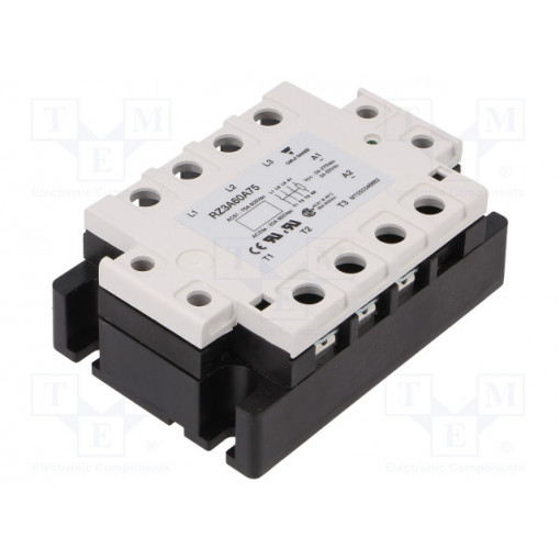 RZ3A60A75; Relay: solid state; Ucntrl: 20÷50VDC; Ucntrl: 24÷275VAC; 75A; IP00; CARLO GAVAZZI