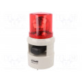 S100D-WA-24-R; Signaller: lighting-sound; 24VDC; siren,rotating light; red; IP54; QLIGHT S100D-WA-24-R; Signaller: lighting-sound; 24VDC; siren,rotating light; red; IP54; QLIGHT