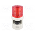 S100DL-WA-24-R; Signaller: lighting-sound; 24VDC; LED; red; IP54; Ø119x226mm; 103dB; QLIGHT S100DL-WA-24-R; Signaller: lighting-sound; 24VDC; LED; red; IP54; Ø119x226mm; 103dB; QLIGHT