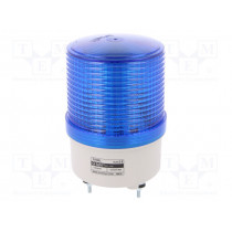 S100L-24-B; Signaller: lighting; continuous light,blinking light; blue; IP44; QLIGHT