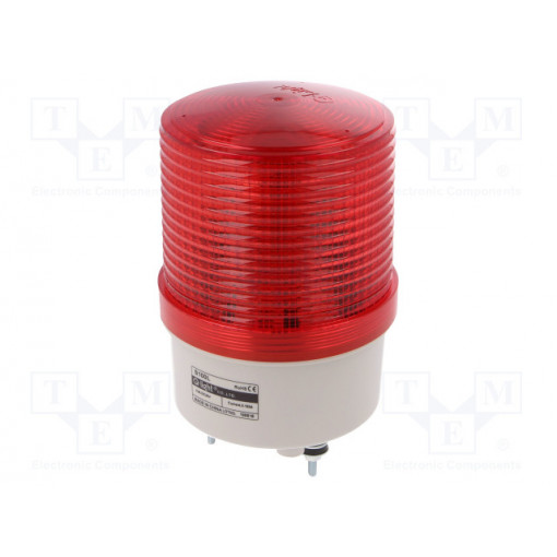S100L-24-R; Signaller: lighting; continuous light,blinking light; red; 24VDC; QLIGHT