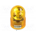 S100R-24-A; Signaller: lighting; rotating light; amber; Series: S100; 24VDC; QLIGHT S100R-24-A; Signaller: lighting; rotating light; amber; Series: S100; 24VDC; QLIGHT