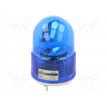 S100R-24-B; Signaller: lighting; rotating light; blue; Series: S100; 24VDC; QLIGHT