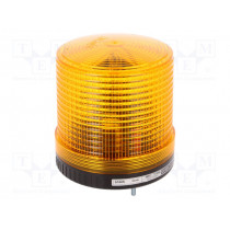 S100S-24-A; Signaller: lighting; flashing light; amber; Series: S100; 24VDC; QLIGHT