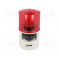 S125D-WS-24-R; Signaller: lighting-sound; 24VDC; siren,rotating light; red; IP54; QLIGHT