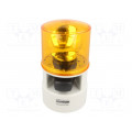 S125DLR-WS-24-A; Signaller: lighting-sound; 24VDC; siren,rotating light; LED; IP54; QLIGHT