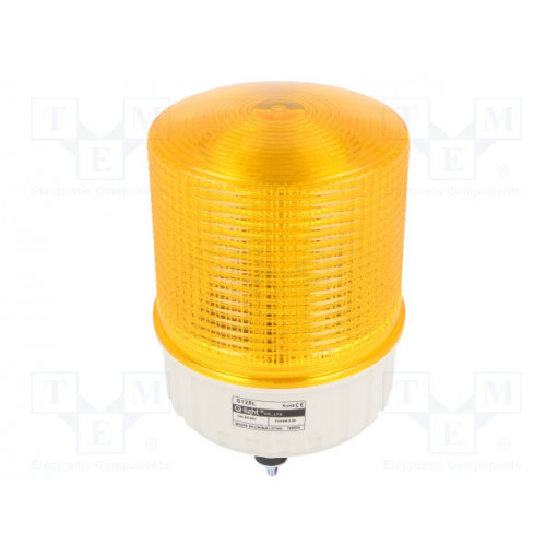 S125L-24-A; Signaller: lighting; continuous light,blinking light; amber; QLIGHT