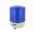 S125L-24-B; Signaller: lighting; continuous light,blinking light; blue; IP44; QLIGHT