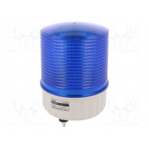 S125L-24-B; Signaller: lighting; continuous light,blinking light; blue; IP44; QLIGHT