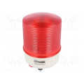 S125L-24-R; Signaller: lighting; continuous light,blinking light; red; 24VDC; QLIGHT